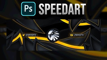 Mixo Header Speedart | Speedart by Resolve Graphics