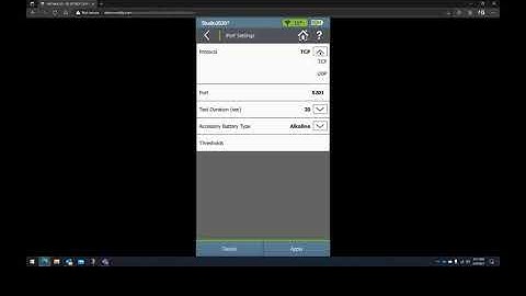 AirCheckG2 iPerf test
