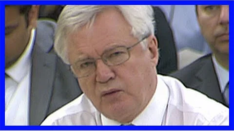 Brexit impact assessments 'do not exist', david davis admits