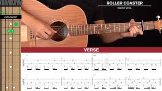 Roller Coaster Guitar Cover Danny Vera |Tabs + Chords|