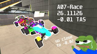 [TAS] (Outdated (.06)) Almost .10! | A07-Race | 26.11126 (-0.01 TAS/-0.08 RTA) | Trackmania