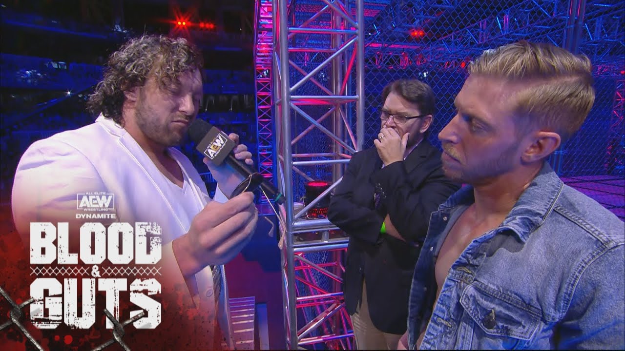 The AEW Champion Kenny Omega and Orange Cassidy Come Face to Face | AEW Blood & Guts, 5/5/21