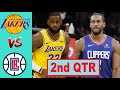 Los Angeles Lakers vs. Los Angeles Clippers Highlights 2nd Qtr | NBA Season 2020-21