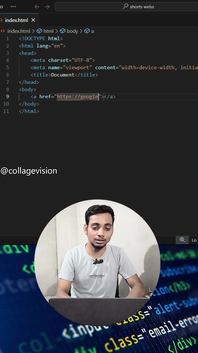Anchor tag in HTML | anchor tag | #html #collage #coding #website # ...