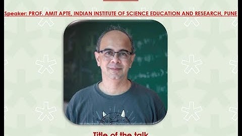 RUSA Lec.83-Data assimilation for chaotic dynamics  stability and asymptotic behavior-Prof.Amit Apte