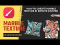 How to create marble texture | easy step by step tutorial| marble effect in Infinite painter