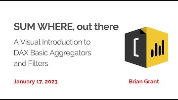An Introduction to DAX Basic Aggregators and Filters