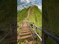 Лестница в небо. Гавайи. #путешествия #природа #гавайи