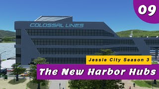 สร้างท่าเรือใหม่แก้ไขปัญหาสินค้าไม่พอขาย | Cities: Skylines - Jessie City S3E9