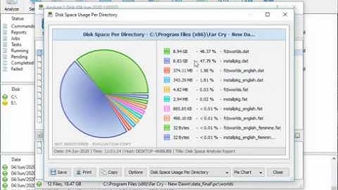 Analysis and Servy Disk ٍSpace with Disk Savvy Tool