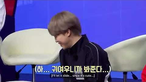 Run BTS! EP. 114 | jungkook imitating jimin singing boy with luv