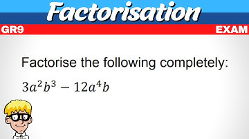 Exam Factorization Grade 9