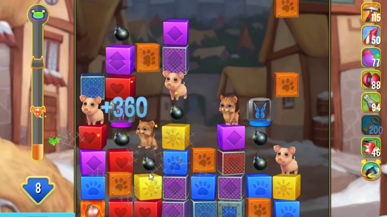 Pet Rescue Saga level 2889 no boosters ►TOBIAS DEAMON◄
