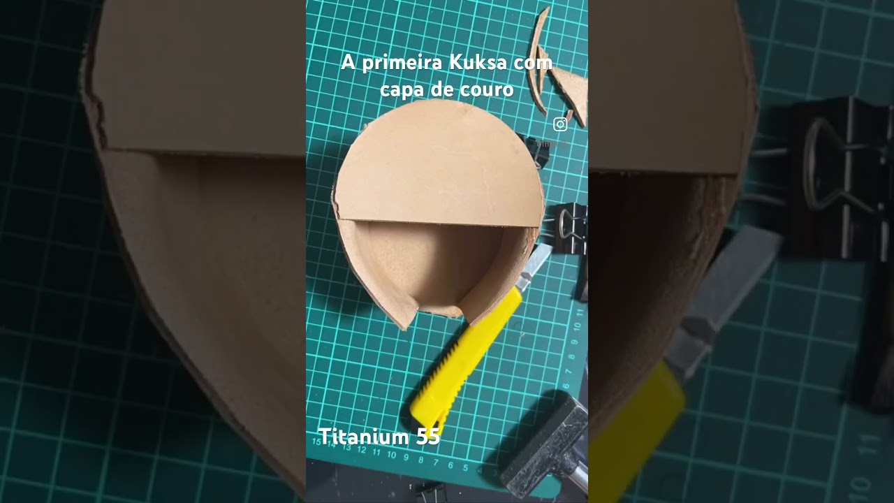 Kuksa leather cover A primeira Kuksa com capa de couro￼ do YouTube