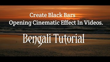 How To Create Black Bars Opening Cinematic Effect In KineMaster | Cinematic Opening Black Bra|Dev Tv