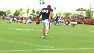 J.J. Watt and Vince Wilfork do trick catches - 2015 NFL Training Camp highlights