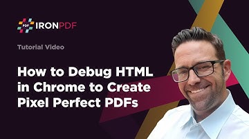 How to Debug HTML in Chrome to Create Pixel Perfect PDFs | IronPDF