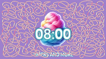 8 Minute Cotton Candy Bomb 💣 Timer