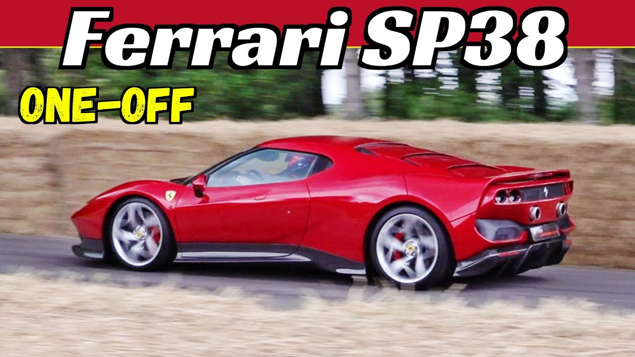 One-Off 2018 Ferrari SP38 Deborah - 670Hp 3.9-Litre V8 Twin-Turbo Engine Sound - Goodwood FOS 2022