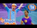 Blippi Game Show - Finish Line Drama! | Episode 2 | Kids Cartoons &amp; Nursery Rhymes | Moonbug Kids