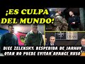 ¡Zelensky culpa al mundo! Amarga visita a Jarkov. Se despidió: Rusia. OTAN: no los podemos frenar.