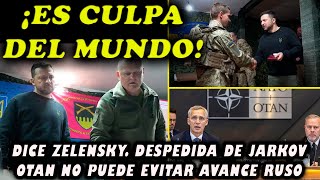 ¡Zelensky culpa al mundo! Amarga visita a Jarkov. Se despidió: Rusia. OTAN: no los podemos frenar.