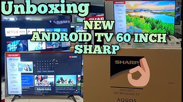 Sharp UHD 4K TV 60 Inch Terbaru || Sharp 4T-C60CK1I Android NEW 2021