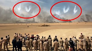 ARMY OF ANGELS APPEARS IN THE SKY AND GRANTS VICTORY TO ISRAEL! (REAL VIDEO )