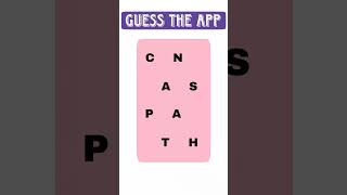 Scrambled Word Puzzles ❗ Guess the App by words. #puzzlegame #puzzle #wordgames screenshot 1