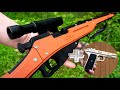 Мосинка и ТТ Комплект ВОВ от АРМА ТОЙЗ деревянные резинкострелы