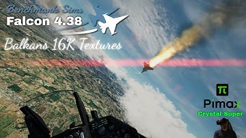 Fighting a Rafale over Italy with the Pimax Crystal Super | Falcon BMS 4.38 - Balkans 16k Textures