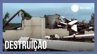 Veja como está o cenário de destruição em Lajeado (RS)