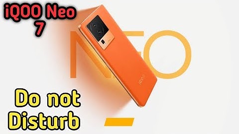 How To Enable Do Not Disturb Setting In Iqoo Neo 7,Dnd Setting Kaise Enable Kare