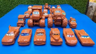 Clean up muddy minicars & disney car convoys! Play in the garden