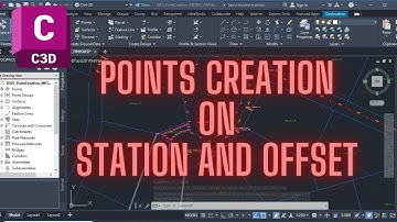 3.8 How to Create Points on Offset and Intervals with Civil 3d Point Creation Tools | Measure Object