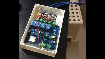 Automatic windows and blinds using ESP32 4 channel relay
