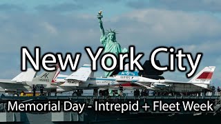 ❗LIVE❗ New York City - Memorial Day Weekend Sunday - Fleet Week - Intrepid Museum #nyc #walking