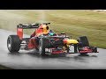 Red bull rb8 f1 2012 show by patrick friesacher screaming v8 powerslides  donuts