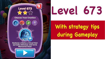 Inside Out Thought Bubbles - Level 673 - Tips and Strategy Gameplay Walkthrough No Boosters