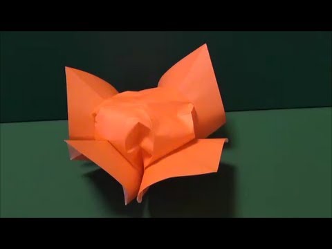 柿 折り紙 Persimmon Origami Youtube