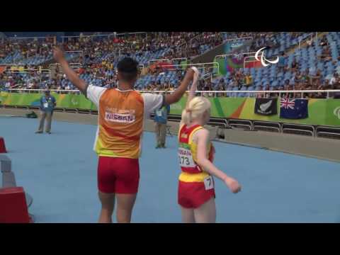 Athletics | Women's 400m - T12 Round 1 heat 3 | Rio 2016 Paralympic Games
