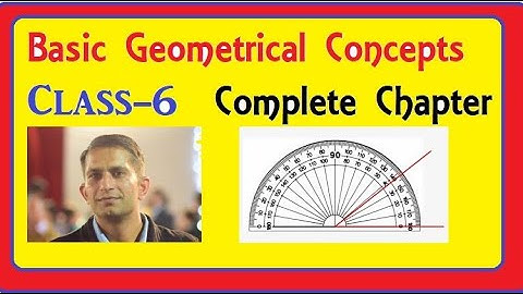 Basic Geometrical Concepts class-6 (Full chapter)