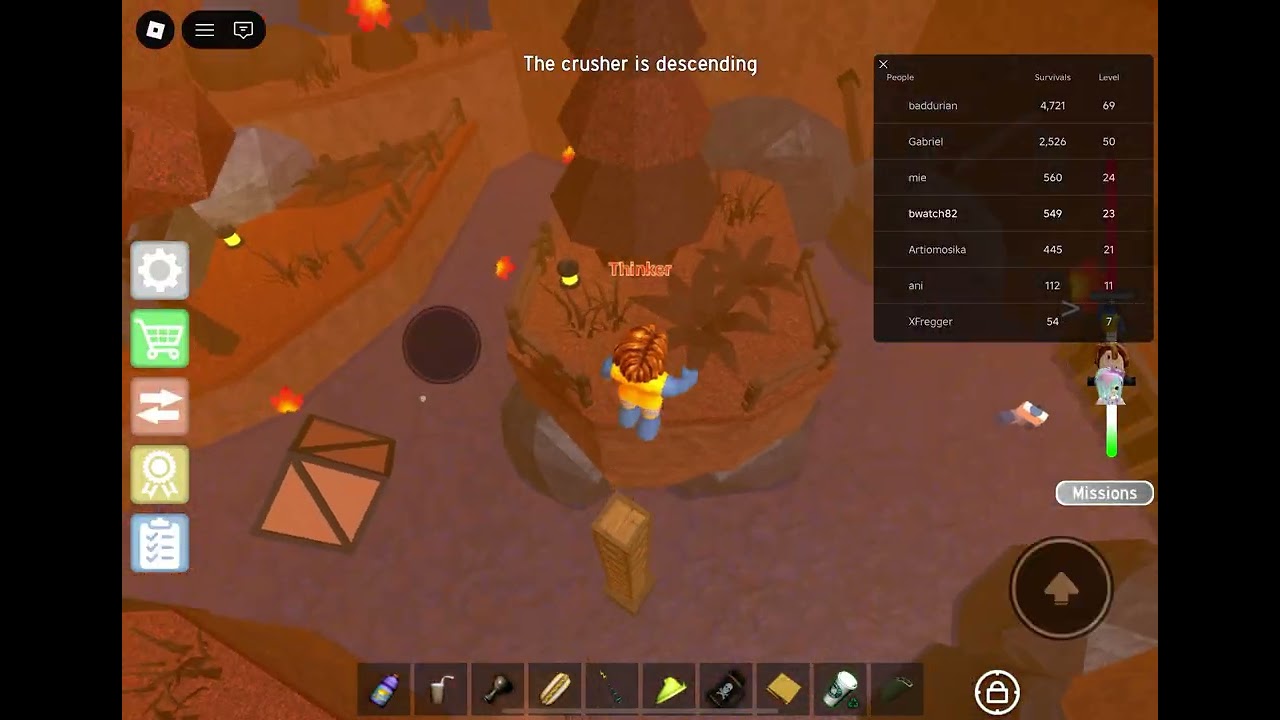 The Crusher Autumn Falls ROBLOX