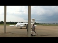 Lear jet at bowling green airport