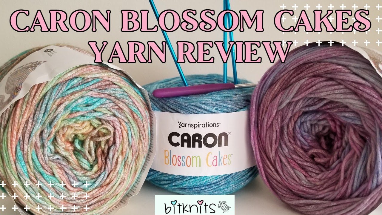 Lacy Crochet: My First Caron Cakes in Cherry Chip. Yarn Review