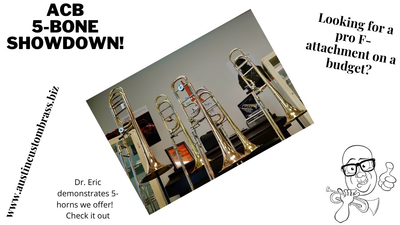 Time to upgrade? Check out this 5-Trombone (Adams, JP Rath, Manchester,  Brasspire) demo #acb 