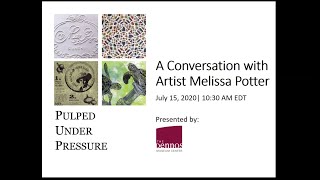 Pulped Under Pressure: A Conversation with Melissa Potter & Reni Gower @TheDennosMuseum