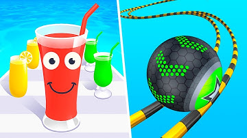 Juice Run vs Going Balls - All Levels Update Gameplay Walkthrough Android & IOS - NEW APK!