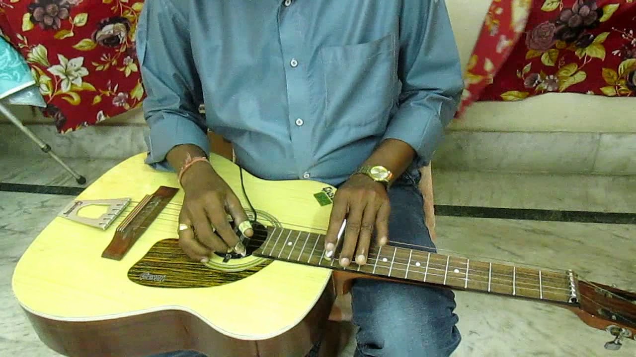 Nazrulgeeti   Shaono Raate Jadi on Electric Steel Guitar by Achintya Karmakar