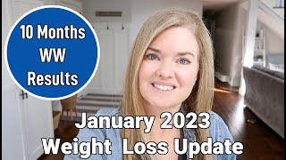 WW WEIGHT WATCHERS NEW PLAN 2023 RESULTS | January WW weight loss & fitness update